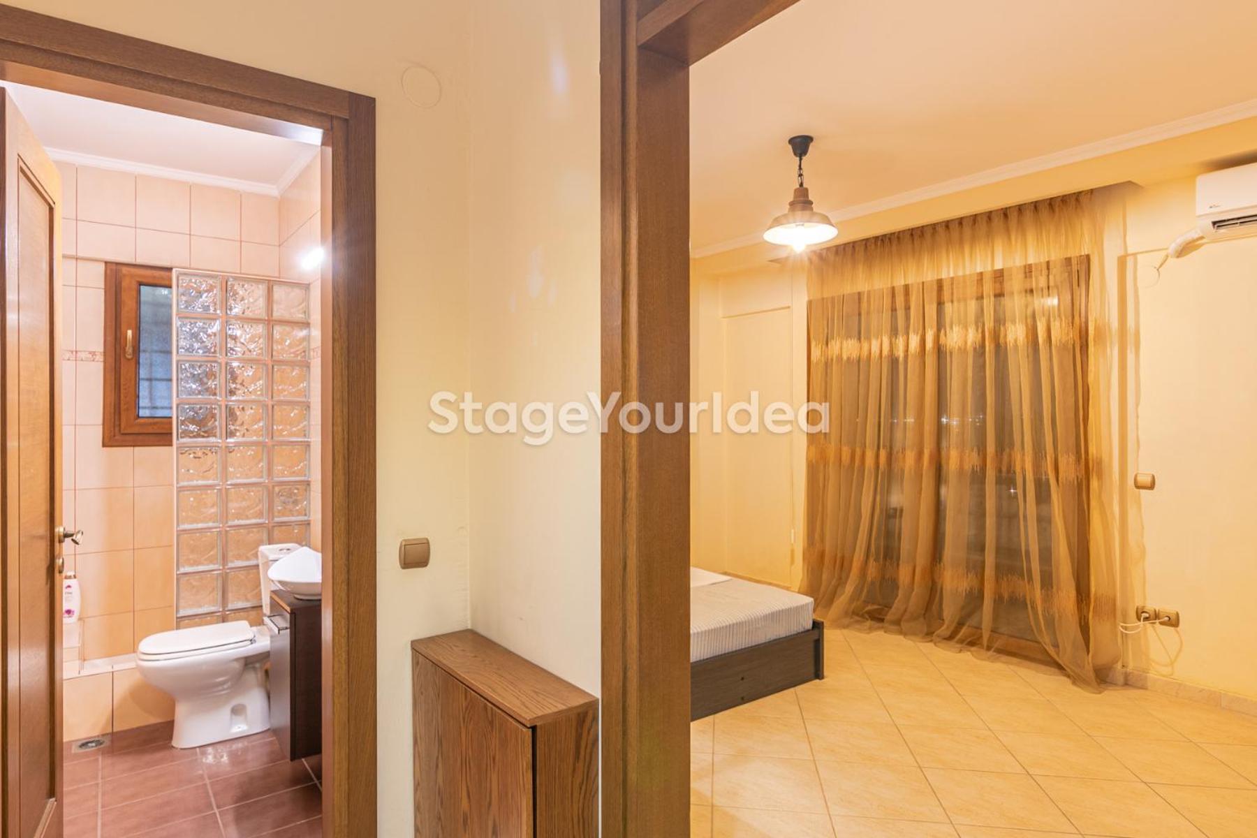 Luxury Appartment, Only 7 Minutes From Thessaloniki Airport And 15 Minutes From City Center ,For 8-23 People Also For Gatherings And Parties Neon Rysion 외부 사진
