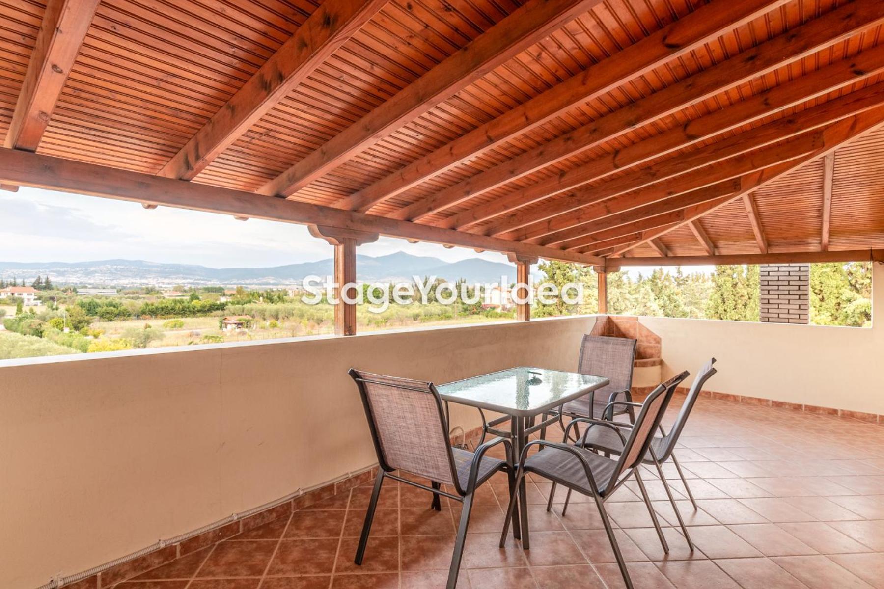 Luxury Appartment, Only 7 Minutes From Thessaloniki Airport And 15 Minutes From City Center ,For 8-23 People Also For Gatherings And Parties Neon Rysion 외부 사진