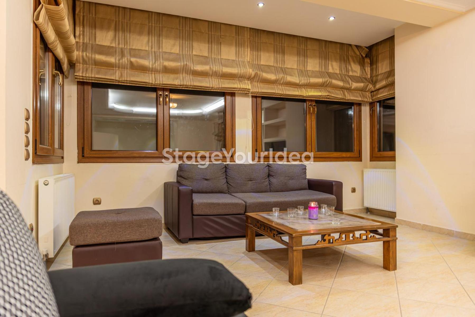 Luxury Appartment, Only 7 Minutes From Thessaloniki Airport And 15 Minutes From City Center ,For 8-23 People Also For Gatherings And Parties Neon Rysion 외부 사진