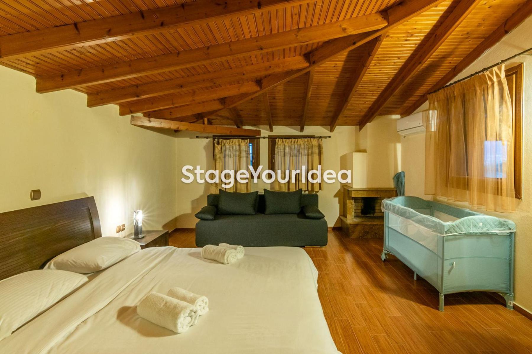 Luxury Appartment, Only 7 Minutes From Thessaloniki Airport And 15 Minutes From City Center ,For 8-23 People Also For Gatherings And Parties Neon Rysion 외부 사진